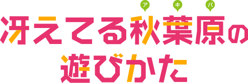 冴えてる秋葉原(アキバ)の遊びかた