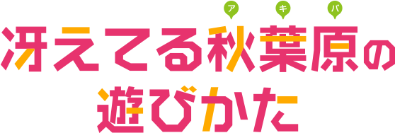 冴えてる秋葉原(アキバ)の遊びかた